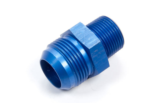 Fitting - Adapter - Straight - 16 AN Male to 3/4 in NPT Male - Aluminum - Blue Anodized - Each