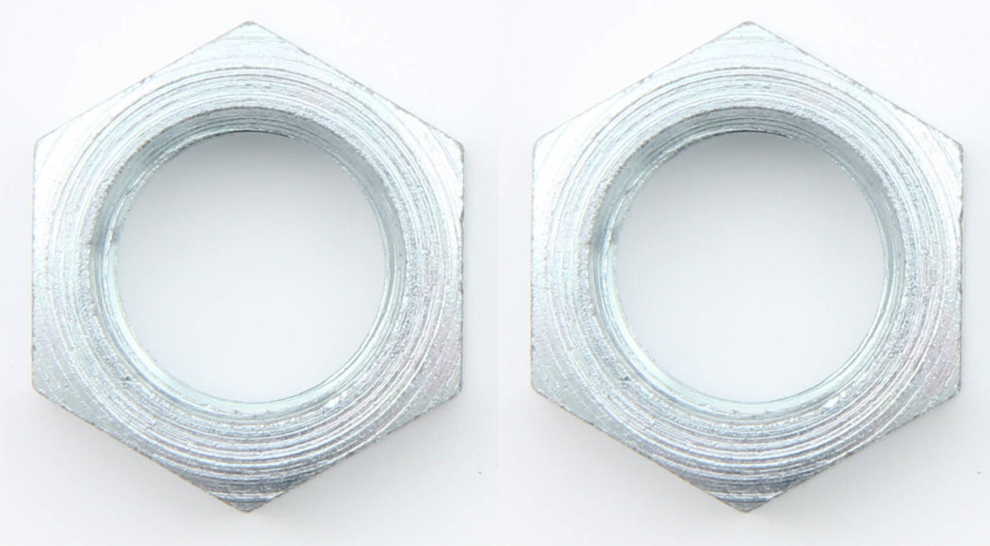 Bulkhead Fitting Nut - 6 AN - Steel - Natural - Pair
