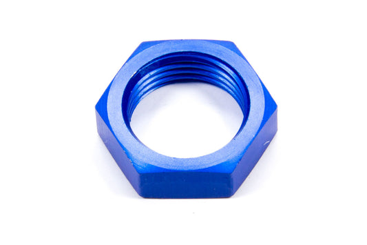Bulkhead Fitting Nut - 10 AN - Aluminum - Blue Anodized - Each