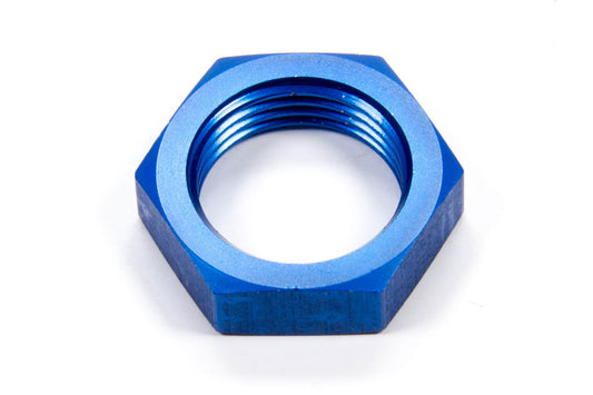 Bulkhead Fitting Nut - 12 AN - Aluminum - Blue Anodized - Each