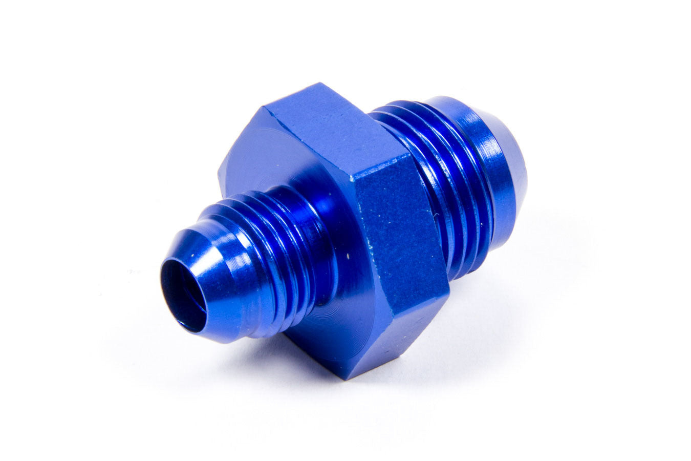 Fitting - Adapter - Straight - 8 AN Male to 6 AN Male - Aluminum - Blue Anodized - Each