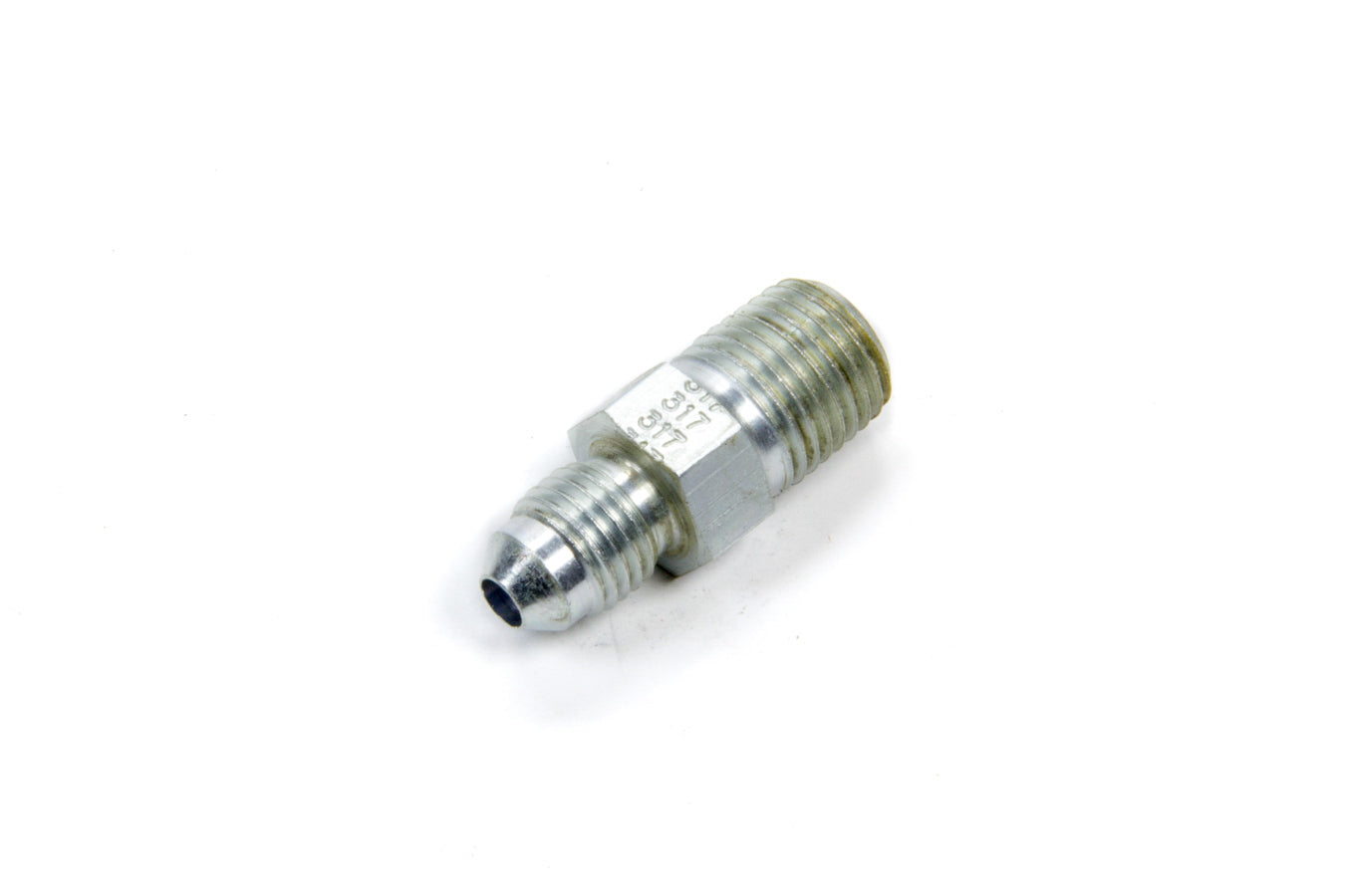 Fitting - Adapter - Straight - 4 AN Male to 1/4 in NPT Male - Steel - Natural - Each