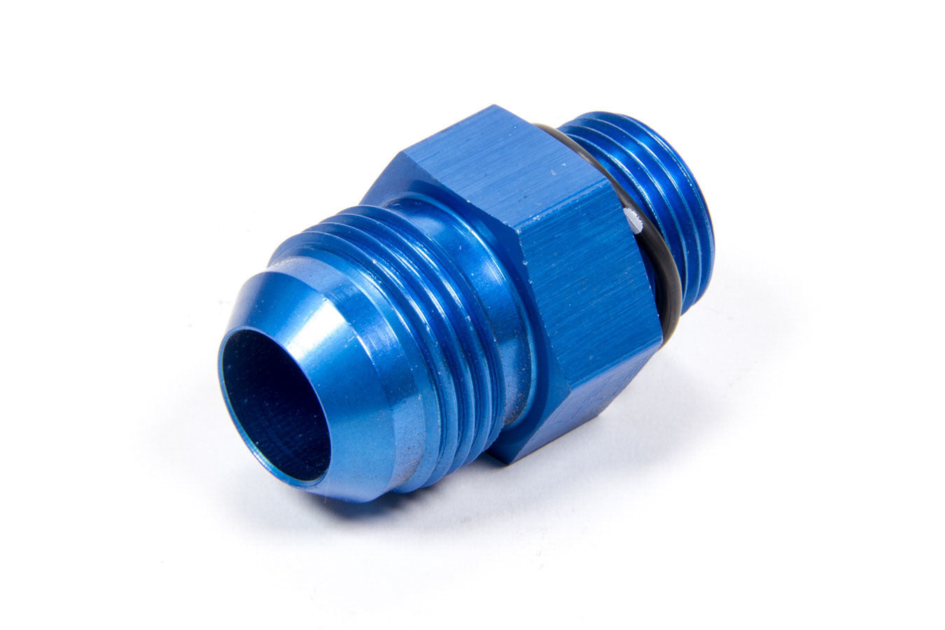 Fitting - Adapter - Straight - 10 AN Male O-Ring to 12 An Male - Aluminum - Blue Anodized - Each