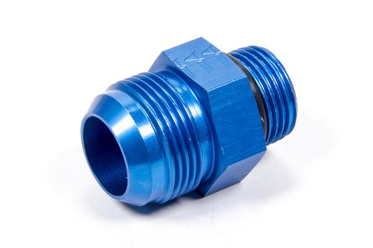 Fitting - Adapter - Straight - 12 AN Male O-Ring to 16 AN Male - Aluminum - Blue Anodized - Each