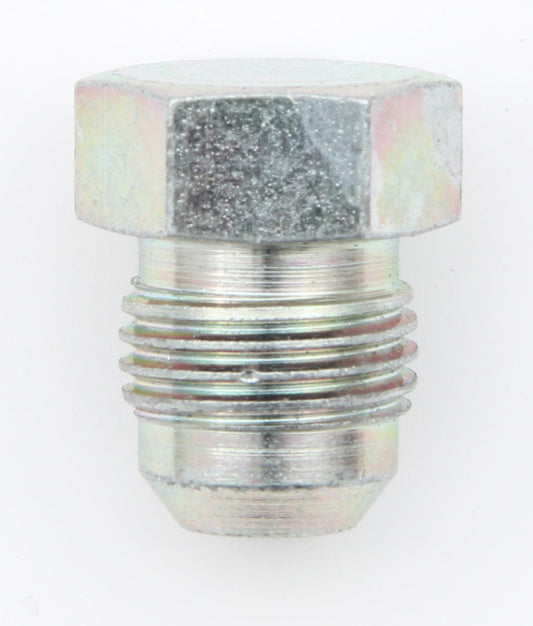 Fitting - Plug - 4 AN - Hex Head - Steel - Zinc Oxide - Each