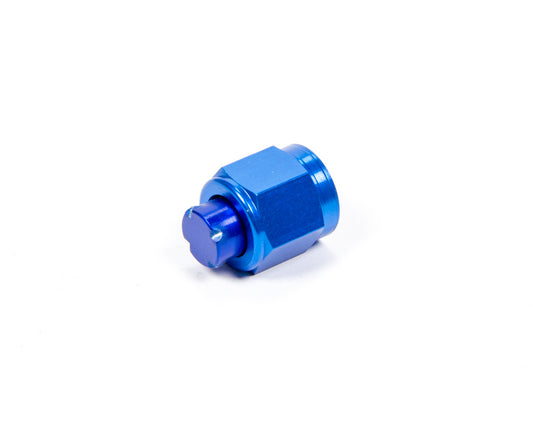 Fitting - Cap - 6 AN - Aluminum - Blue Anodized - Each