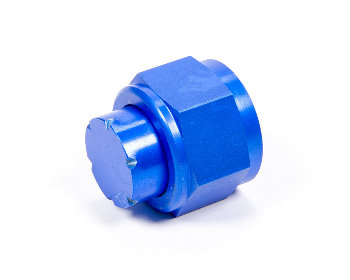 Fitting - Cap - 16 AN - Aluminum - Blue Anodized - Each