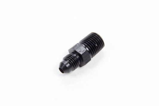 Fitting - Adapter - Straight - 4 AN Male to 1/4 in NPT Male - Aluminum - Black Anodized - Each