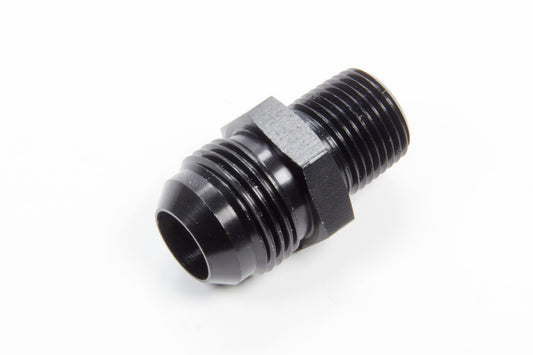 Fitting - Adapter - Straight - 12 AN Male to 1/2 in NPT Male - Aluminum - Black Anodized - Each