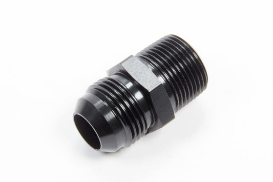 Fitting - Adapter - Straight - 12 AN Male to 3/4 in NPT Male - Aluminum - Black Anodized - Each