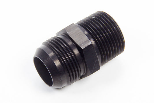 Fitting - Adapter - Straight - 16 AN Male to 1 in NPT Male - Aluminum - Black Anodized - Each