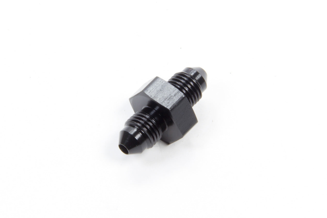 Fitting - Adapter - Straight - 3 AN Male to 3 AN Male - Aluminum - Black Anodized - Each