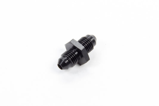 Fitting - Adapter - Straight - 4 AN Male to 4 AN Male - Aluminum - Black Anodized - Each