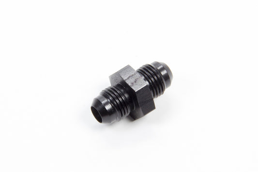 Fitting - Adapter - Straight - 6 AN Male to 6 AN Male - Aluminum - Black Anodized - Each