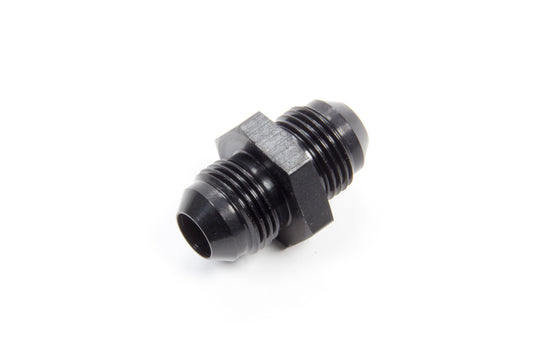 Fitting - Adapter - Straight - 8 AN Male to 8 AN Male - Aluminum - Black Anodized - Each