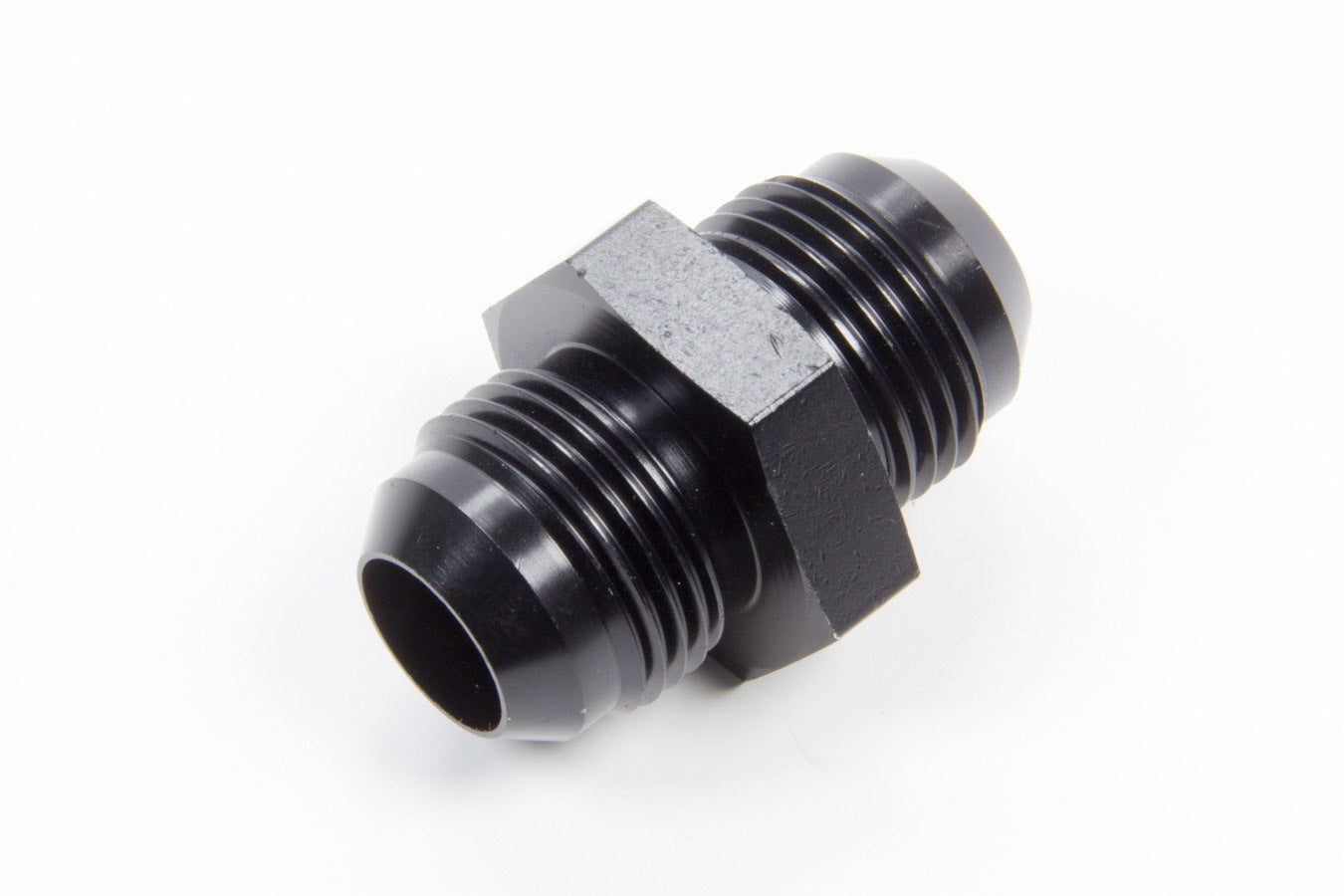 Fitting - Adapter - Straight - 12 AN Male to 12 AN Male - Aluminum - Black Anodized - Each