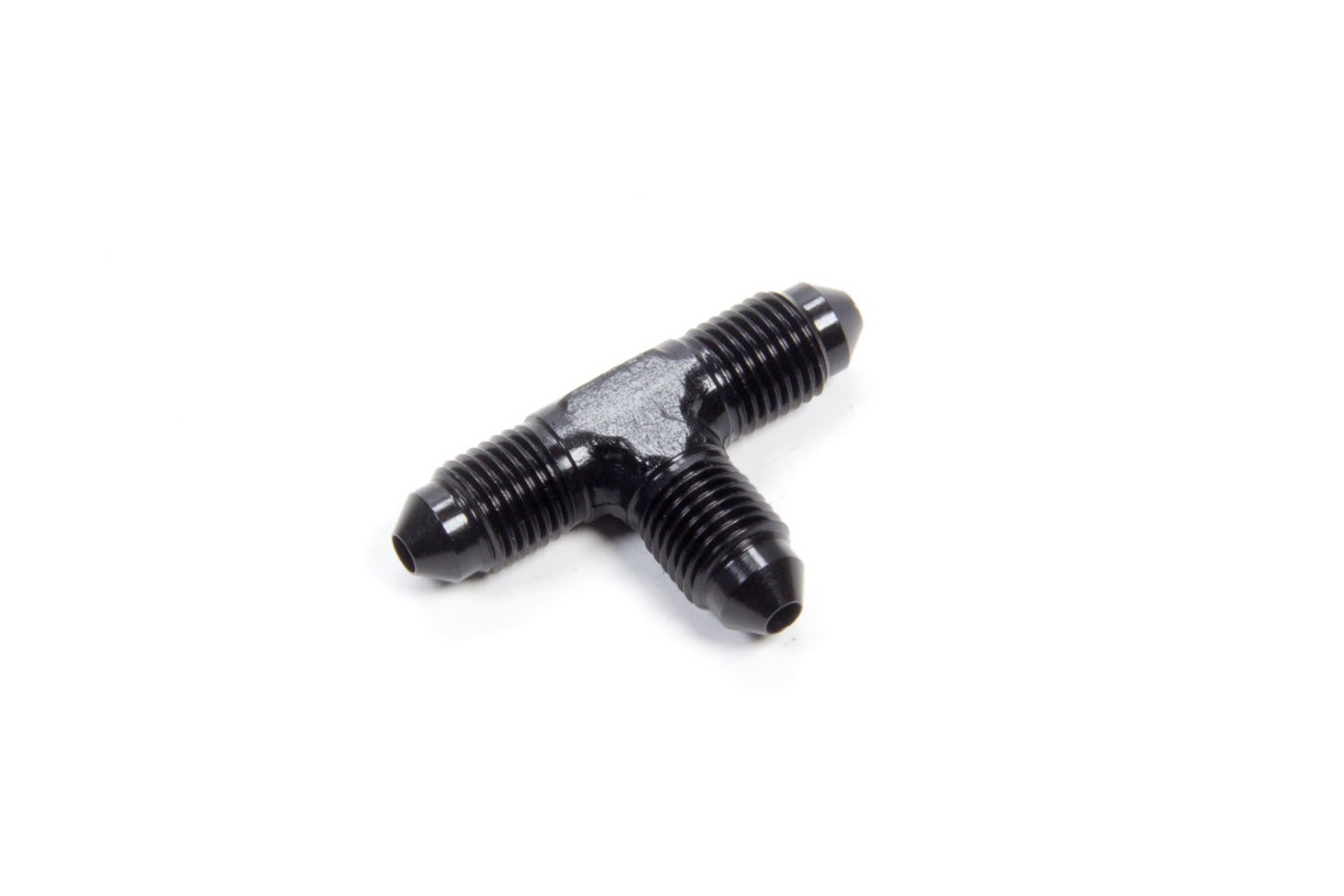 Fitting - Adapter Tee - 3 AN Male x 3 AN Male x 3 AN Male - Aluminum - Black Anodized - Each