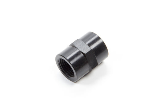 Fitting - Adapter - Straight - 3/8 in NPT Female to 3/8 in NPT Female - Aluminum - Black Anodized - Each