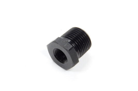Fitting - Bushing - 1/8 in NPT Female to 3/8 in NPT Male - Aluminum - Black Anodized - Each