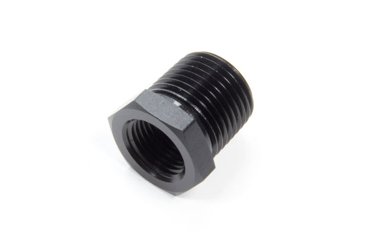 Fitting - Bushing - 3/8 in NPT Female to 1/2 in NPT Male - Aluminum - Black Anodized - Each