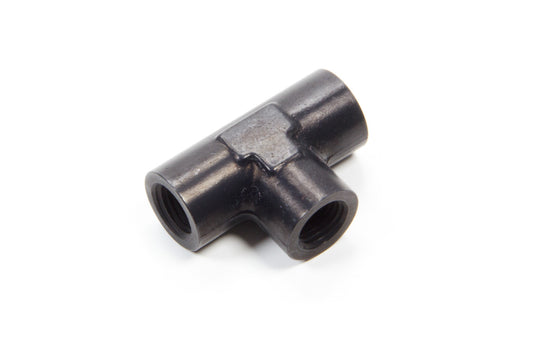 Fitting - Adapter Tee - 1/4 in NPT Female x 1/4 in NPT Female x 1/4 in NPT Female - Aluminum - Black Anodized - Each