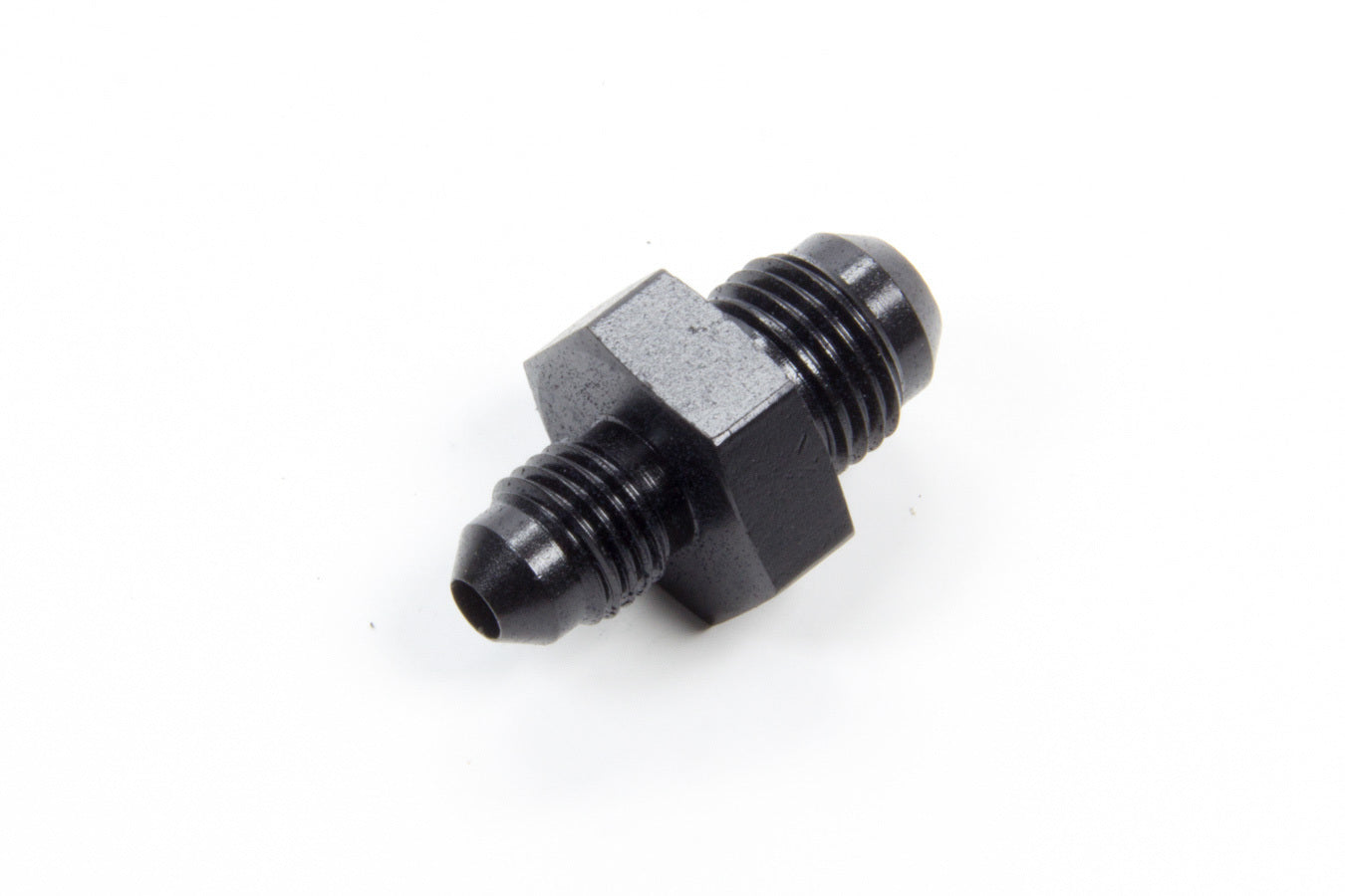 Fitting - Adapter - Straight - 6 AN Male to 4 AN Male - Aluminum - Black Anodized - Each