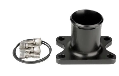 Fuel Pump Inlet / Outlet - 1-1/4 in Hose Barb - Aluminum - Black Anodized - Aeromotive Spur Gear Pump - Each