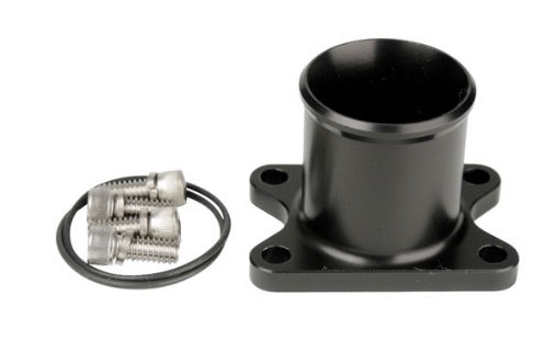 Fuel Pump Inlet / Outlet - 1-1/2 in Hose Barb - Aluminum - Black Anodized - Aeromotive Spur Gear Pump - Each