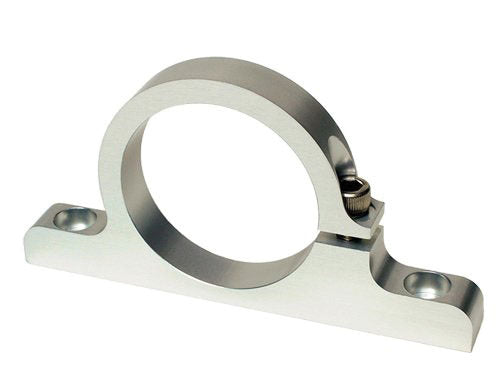 Fuel Filter Bracket - 2 in Diameter - Billet Aluminum - Natural - Aeromotive Fuel Filters - Each