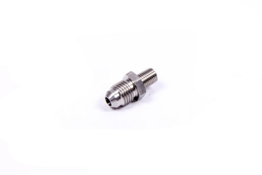 Fitting - Adapter - Straight - 4 AN Male to 1/16 in NPT Male - Stainless - Natural - Each