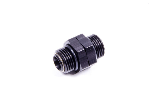 Fitting - Adapter - Straight - 10 AN Male O-Ring Swivel to 10 AN Male O-Ring - Aluminum - Black Anodized - Each