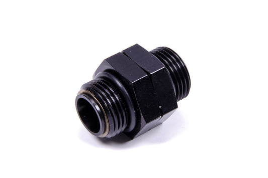 Fitting - Adapter - Straight - 12 AN Male O-Ring Swivel to 12 AN Male O-Ring - Aluminum - Black Anodized - Each