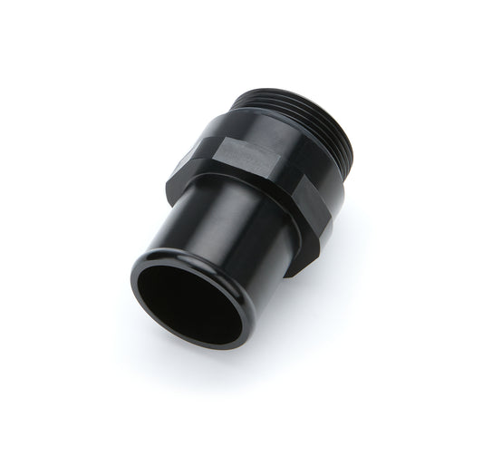 Adapter Fitting - Straight - 20 AN Male O-Ring to 1-1/2 in Hose Barb - Aluminum - Black Anodized - Each