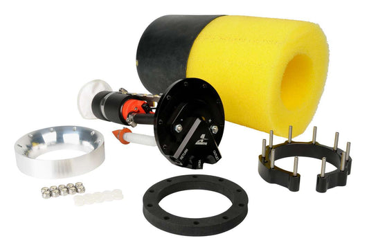 Fuel Pump - Phantom 340 Stealth System - Electric - In-Tank - 340 lph at 45 psi - 6 an Outlet / Return / Vent - Install Kit - E85 / Gas - Kit