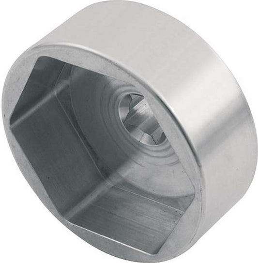 Spindle Nut Socket - 1/2 in Drive - Aluminum - Clear Anodized - 2-3/8 in Spindle Nuts - Each