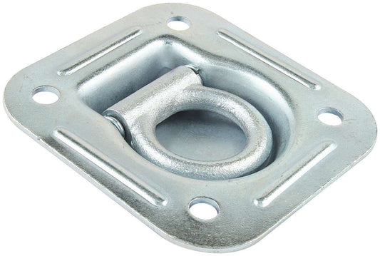 Trailer D-Ring - 4-1/2 x 4-7/8 in - Steel - Zinc Oxide - Each