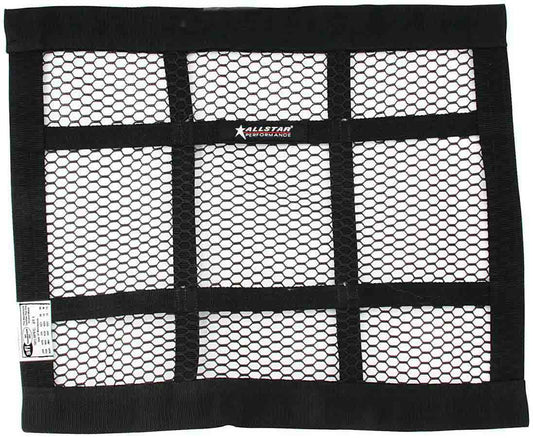 Window Net - SFI 27.1 - Mesh - 18 x 22 in Rectangle - Black - Each