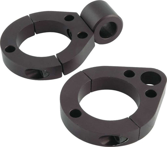 Window Net Mount Clamps - Aluminum - Black Anodized - 1-1/2 in Tubes - Spring Loaded Tube Window Net Mounts - Kit