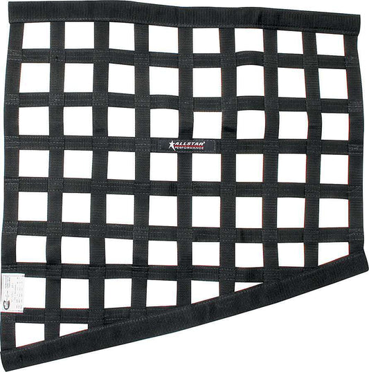 Window Net - SFI 27.1 - 1 in Webbing - 18 x 24 x 24 in Trapezoid - Black - Each