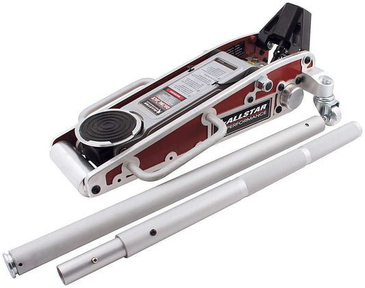 Floor Jack - 3 Pump - Aluminum - Red Anodized - Each