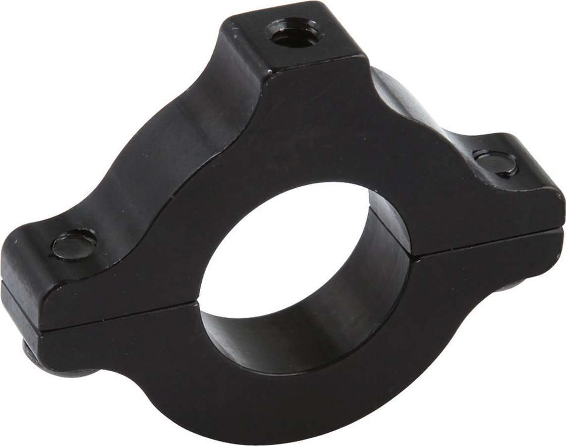 Roll Bar Accessory Clamp - Clamp-On - Single 1/4-20 in Hole - Aluminum - Black Anodized - 1 in OD Tube - Each