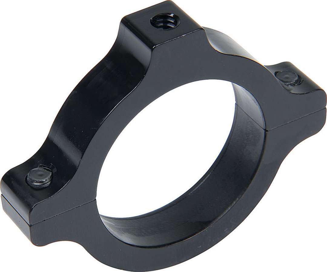 Roll Bar Accessory Clamp - Clamp-On - Single 1/4-20 in Hole - Aluminum - Black Anodized - 1-5/8 in OD Tube - Each