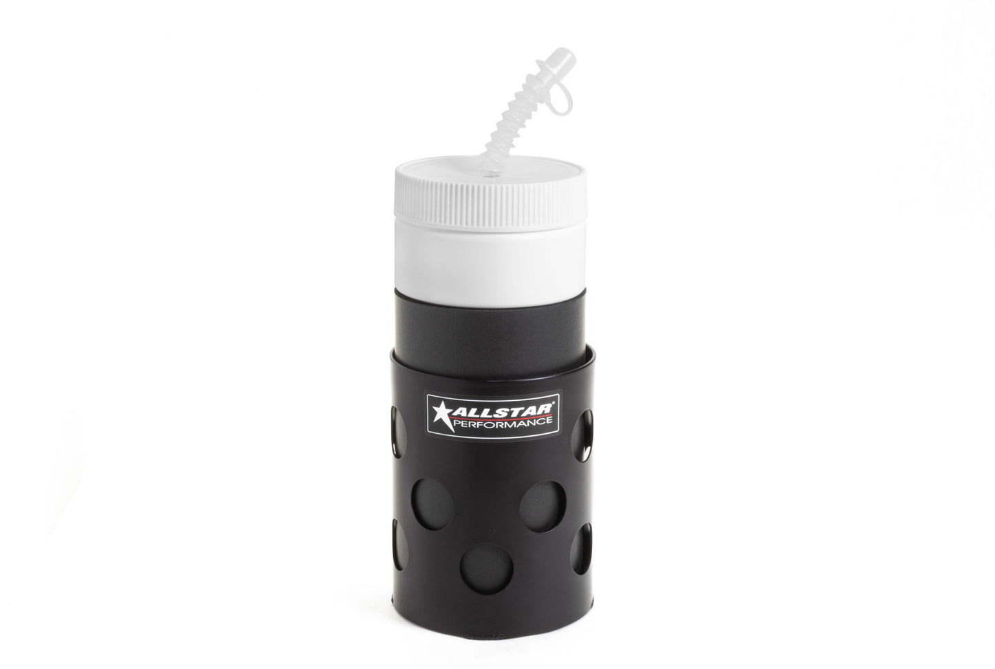 Drink Bottle Kit - 1-3/4 in Tube - Bottle / Mount Included - Aluminum / Plastic - Black - Kit