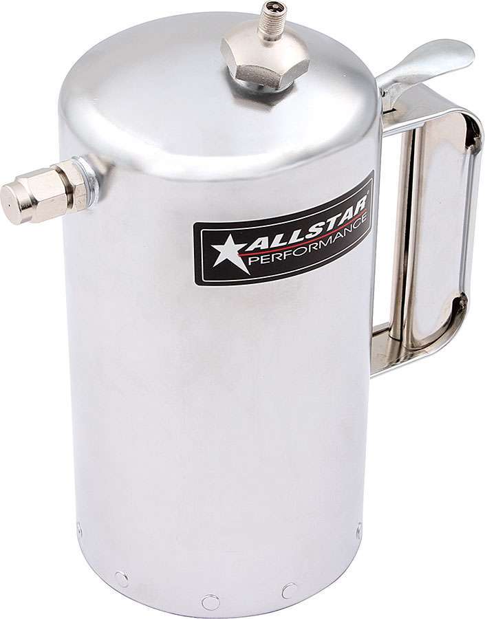 Pressurized Sprayer - 32 oz - Adjustable Nozzle - Steel - Chrome - Each