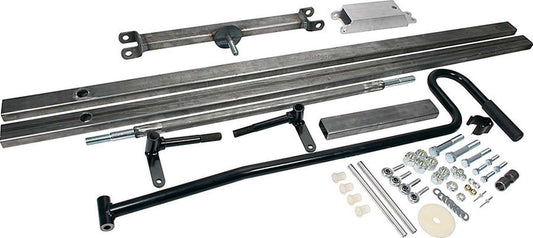 Pit Cart Chassis - 1 x 2 in Steel - Axles / Handle - Kit