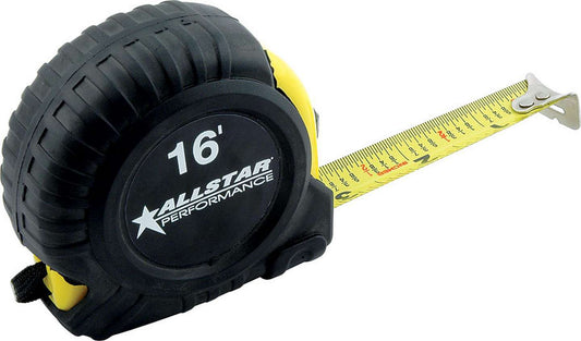 Tape Measure - 16 ft Length - 0.75 in Width - Inch - Each