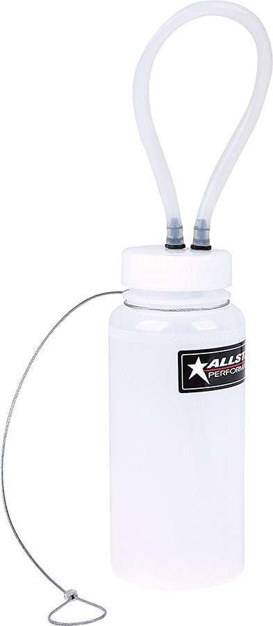 Brake Bleeder Bottle - 16 oz Bottle - Steel Lanyard - Plastic Tubing - Kit