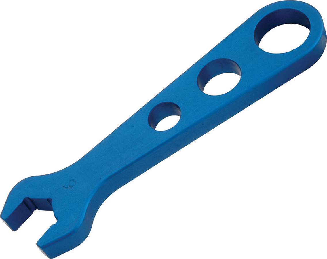 AN Wrench - Single End - 6 AN - Aluminum - Blue Anodized - Each