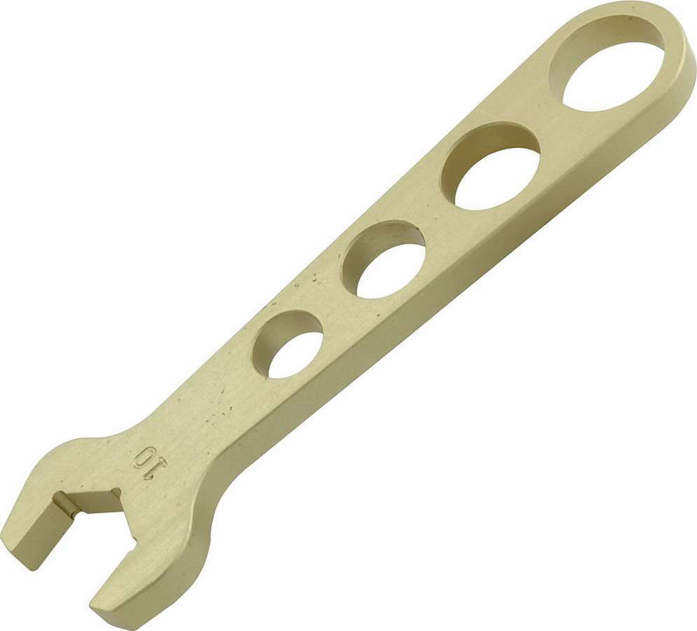 AN Wrench - Single End - 10 AN - Aluminum - Gold Anodized - Each