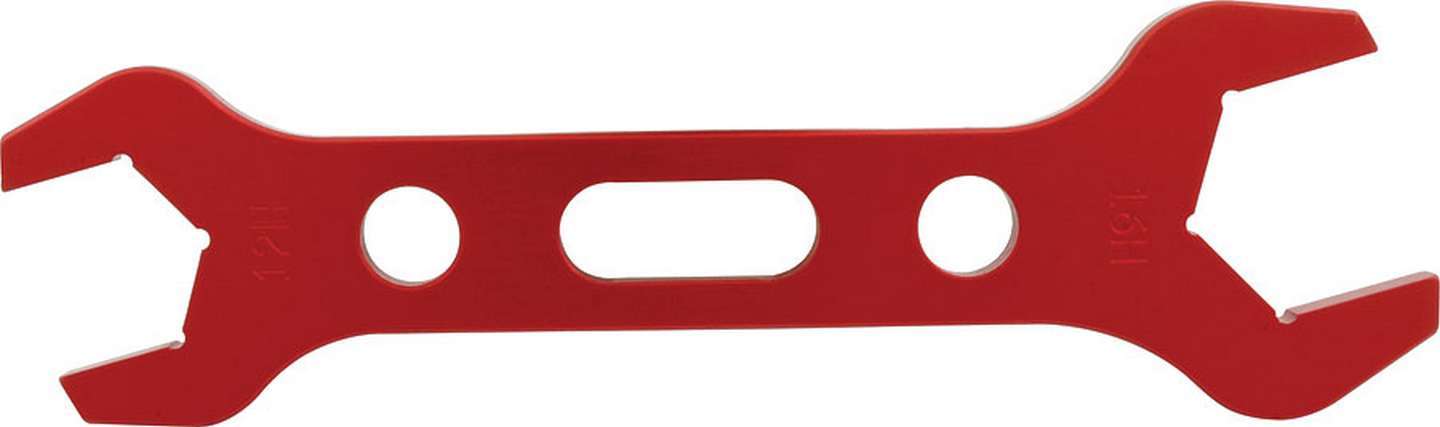 AN Wrench - Double-End - 12 AN Nut to 16 AN Socket - Aluminum - Red Anodized - Each